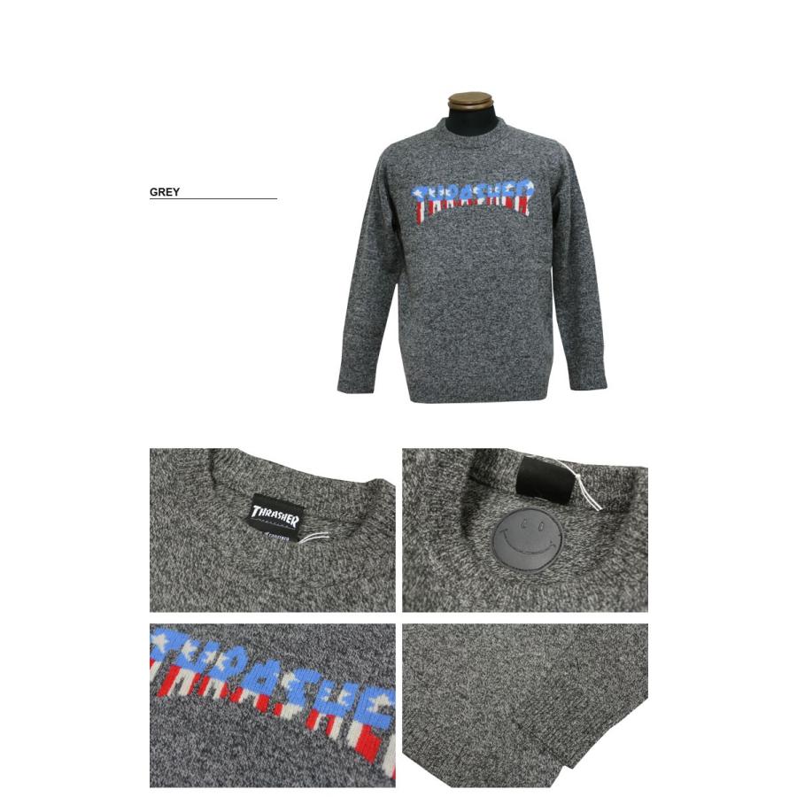 chershore ジャクソンマティス  スラッシャー ニット xs THRASHER - chershore ジャクソンマティス スラッシャー ニット xsの