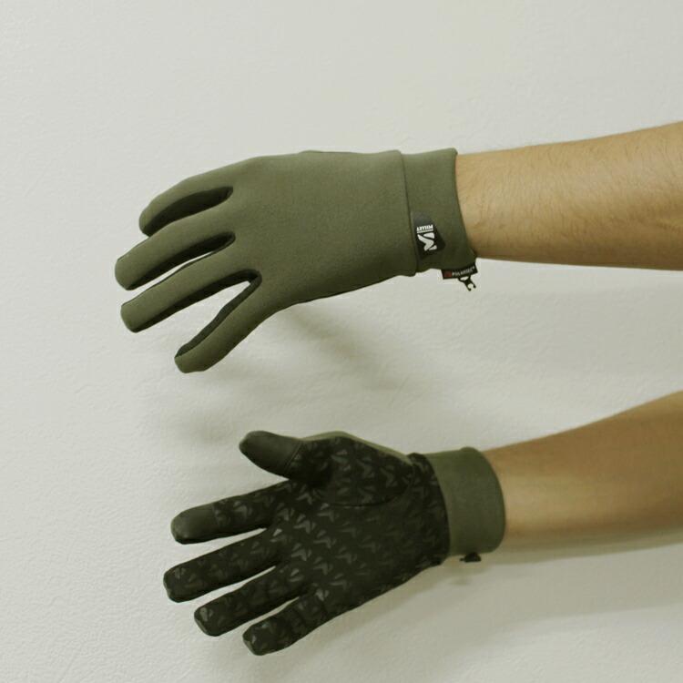 ミレー グローブ 手袋 MILLET WARM STRETCH TREK GLOVE 防寒 防風 保温