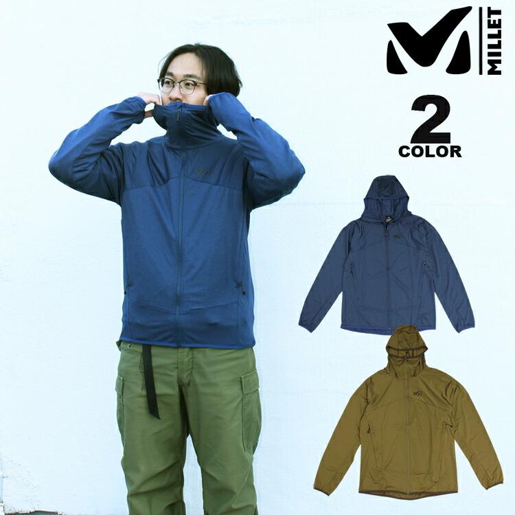 SALE アウトレット ミレー ジップパーカ MILLET MIDDLER MESH HOODIE ミドラーメッシュフーディ メンズ 全2色 M-XL アクティブフィット 消臭 抗菌 吸汗｜rifflepage