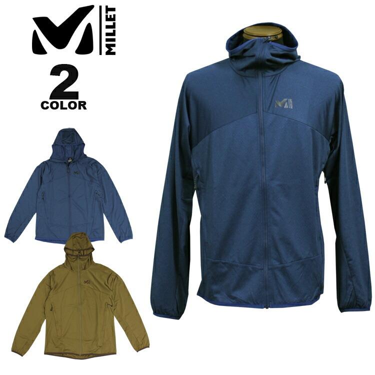 SALE アウトレット ミレー ジップパーカ MILLET MIDDLER MESH HOODIE ミドラーメッシュフーディ メンズ 全2色 M-XL アクティブフィット 消臭 抗菌 吸汗｜rifflepage｜02