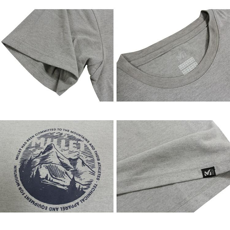 SALE アウトレット ミレー Tシャツ MILLET CIRCLE MOUNTAIN S/S T-SHIRTS 半袖 TEE 全3色 メンズ S-XL 消臭 抗菌 吸汗 速乾 UVカット｜rifflepage｜03