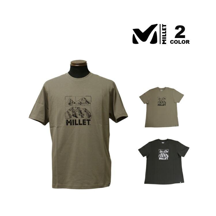 SALE ミレー Tシャツ MILLET CHAM LOGO S/S T-SHIRTS 半袖 TEE 全2色