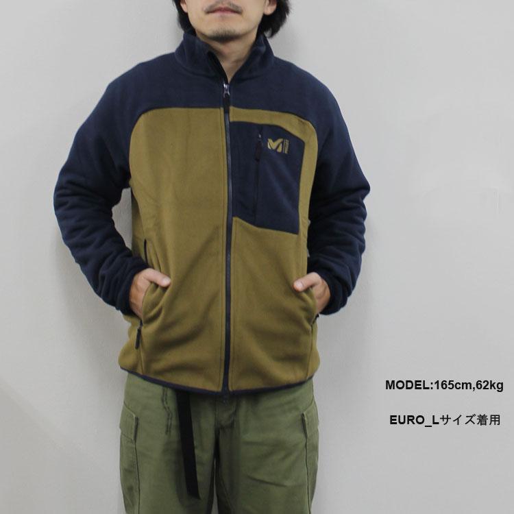 SALE ミレー フリース ジャケット MILLET ABRASION FLEECE JACKET アブレージョン 保温 防寒 メンズ 全2色 S-L｜rifflepage｜08