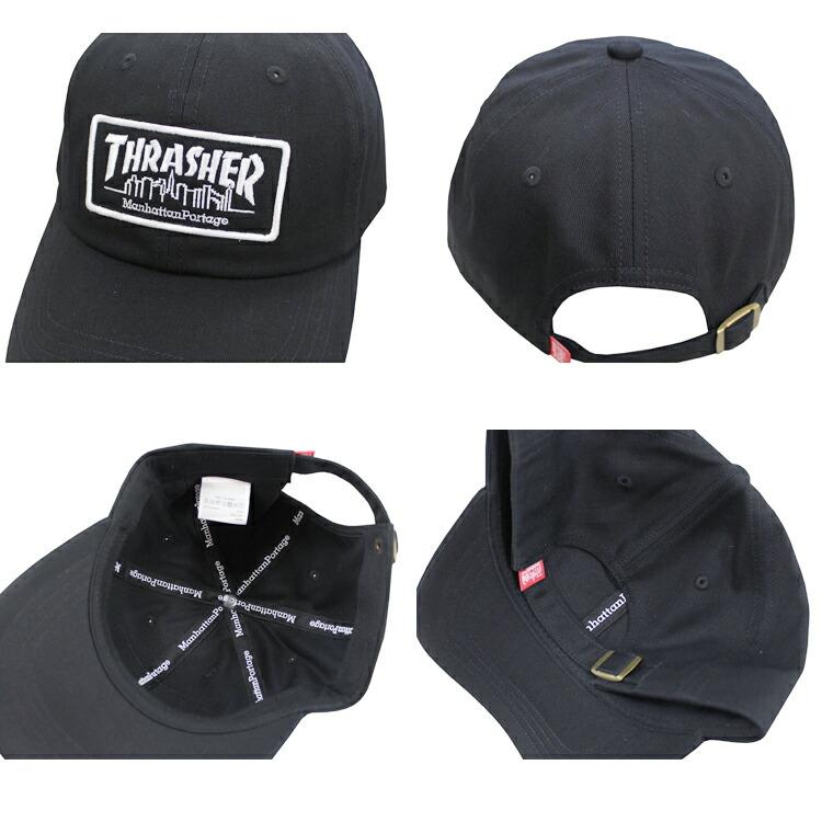 マンハッタンポーテージ キャップ Manhattan Portage THRASHER 6PANEL CAP 帽子 スラッシャー メンズ レディース ユニセックス 全2色 (公式） | THRASHER | 04