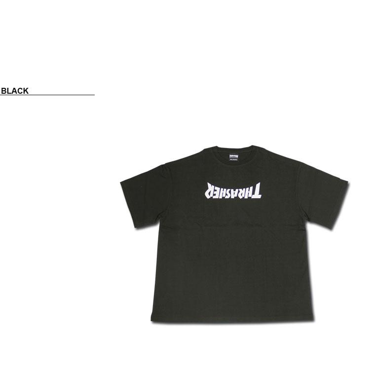 (取扱店限定）スラッシャー Tシャツ THRASHER UPSIDE DOWN LOGO BIG SILHOUETTE S/S T-SHIRTS TEE ビッグシルエット オーバーサイズ メンズ レディース｜rifflepage｜06