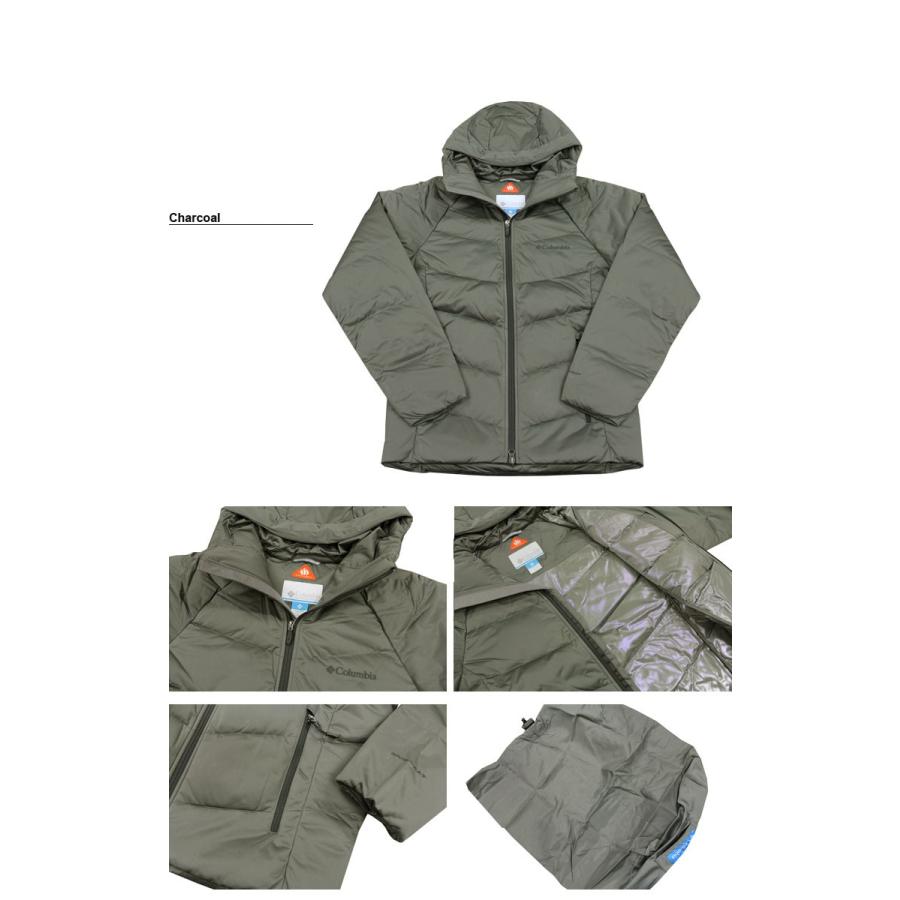 SALE コロンビア スポーツウェア Columbia WRIGHTSON PEAK HOODIE DOWN JACKET ライトソンピーク フーディ ダウン ジャケット ネイビー グレー ブラック｜rifflepage｜02