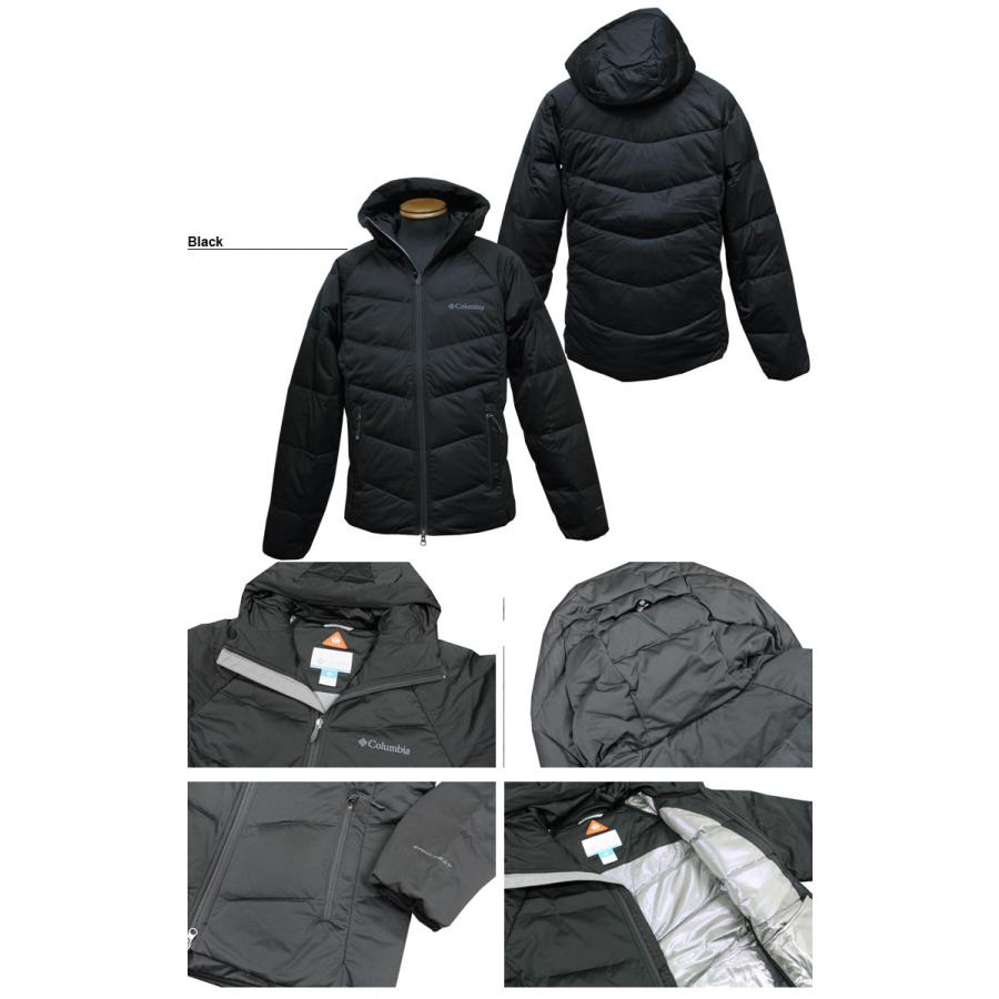 SALE コロンビア スポーツウェア Columbia WRIGHTSON PEAK HOODIE DOWN JACKET ライトソンピーク フーディ ダウン ジャケット ネイビー グレー ブラック｜rifflepage｜04