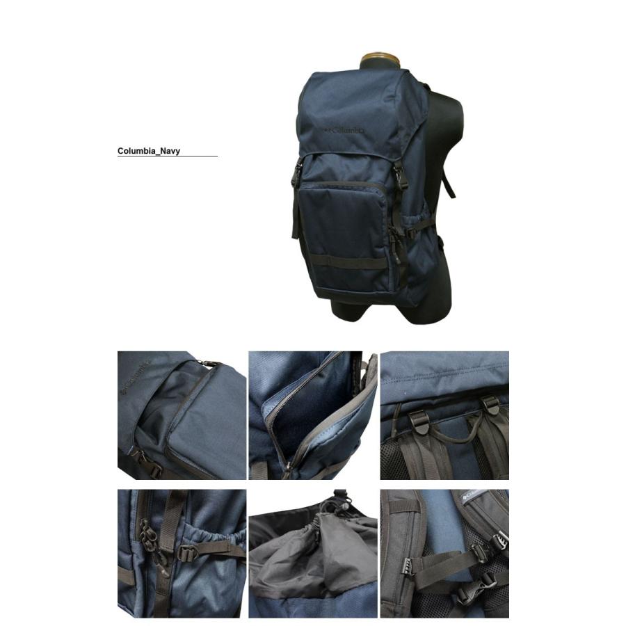 SALE コロンビア Columbia リュック GRAND BAY BACK PACK バックパック 28L スポーツウェア グランドベイ ブラック 黒 グレー ネイビー メンズ レディース｜rifflepage｜04