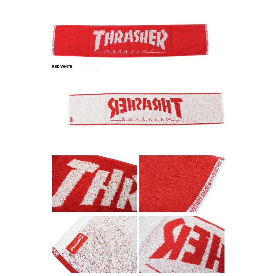 スラッシャー THRASHER タオル MAG LOGO フェスタオル マフラータオル 綿100% 全4色｜rifflepage｜02