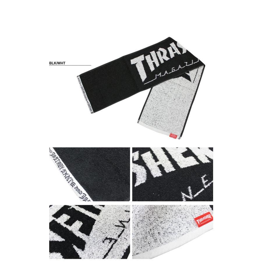 スラッシャー THRASHER タオル MAG LOGO フェスタオル マフラータオル 綿100% 全4色｜rifflepage｜04