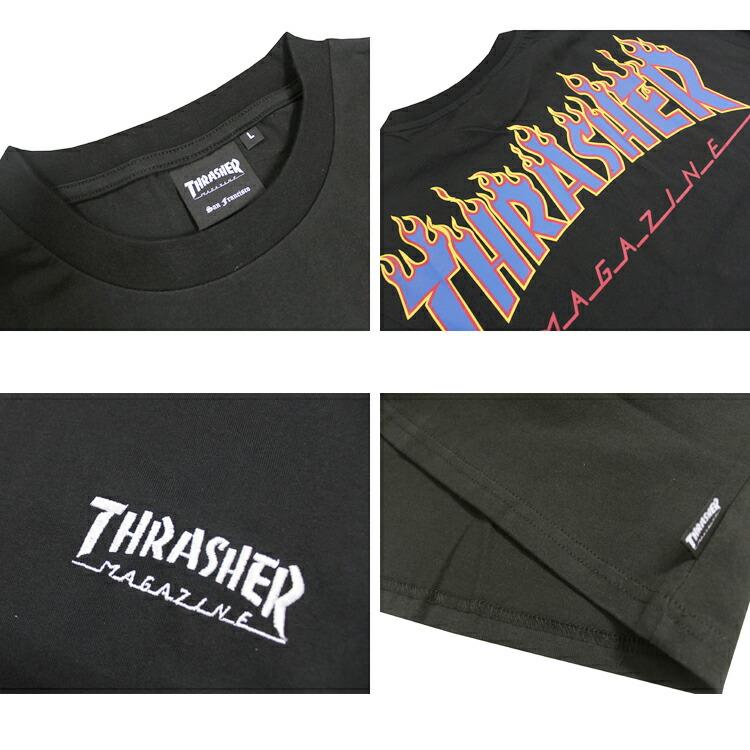 THRASHER（スラッシャー） SALE Tシャツ THRASHER FLAME LOGO S/S T