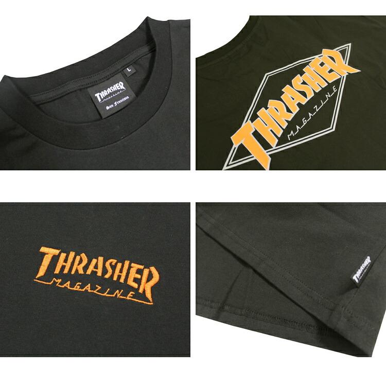 THRASHER スラッシャー Tシャツ DIAMOND LOGO S/S T-SHIRTS 半袖