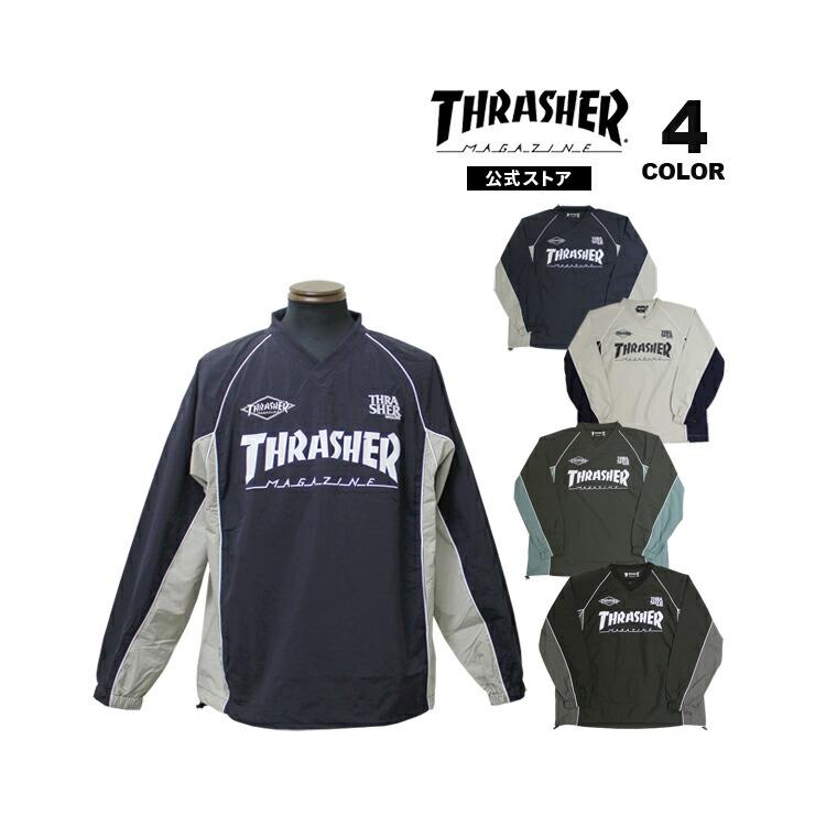 thrasher ウエア THRASHER スラッシャー ナイロントップス HOMETOWN emb NYLON