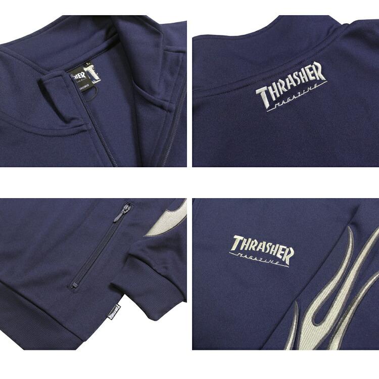 THRASHER（スラッシャー） ジャージ THRASHER FLAME TRACK TOP JACKET