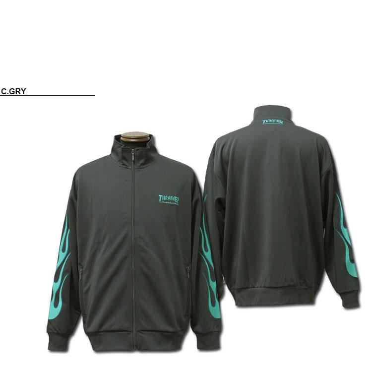 THRASHER（スラッシャー） ジャージ THRASHER FLAME TRACK TOP JACKET