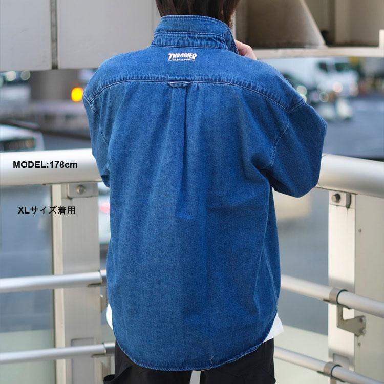 THRASHER（スラッシャー） デニムシャツ THRASHER 10oz DENIM L/S