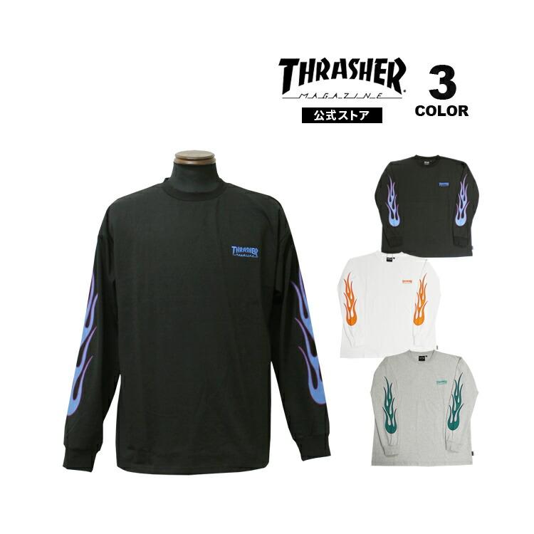THRASHER（スラッシャー） SALE Tシャツ ロンT THRASHER Flame Sleeve