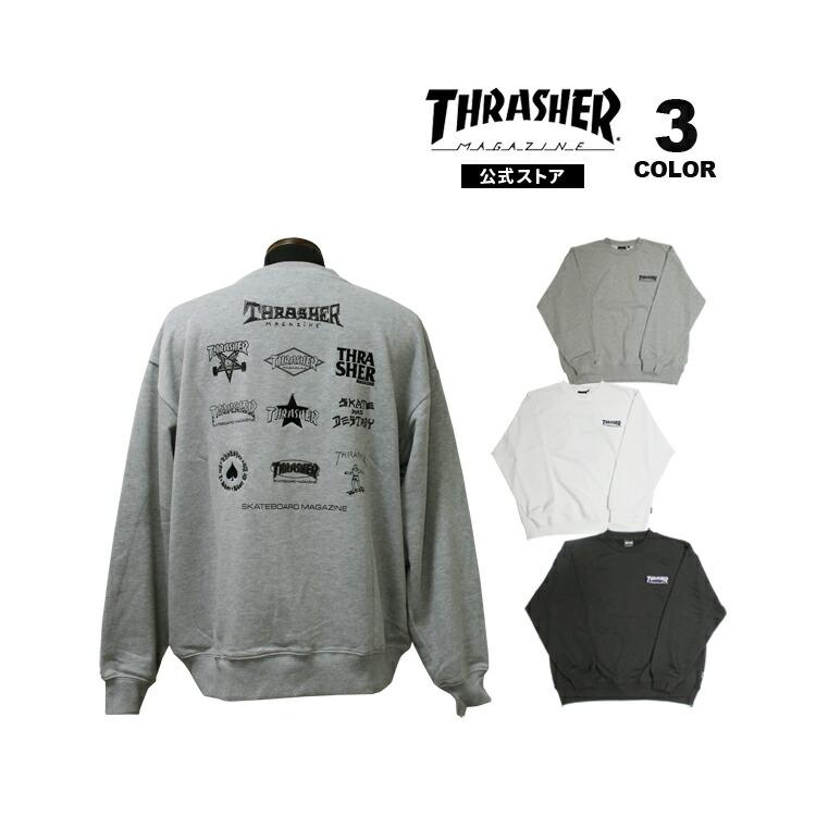 THRASHER（スラッシャー） SALE トレーナー THRASHER Logos CREW SWEAT