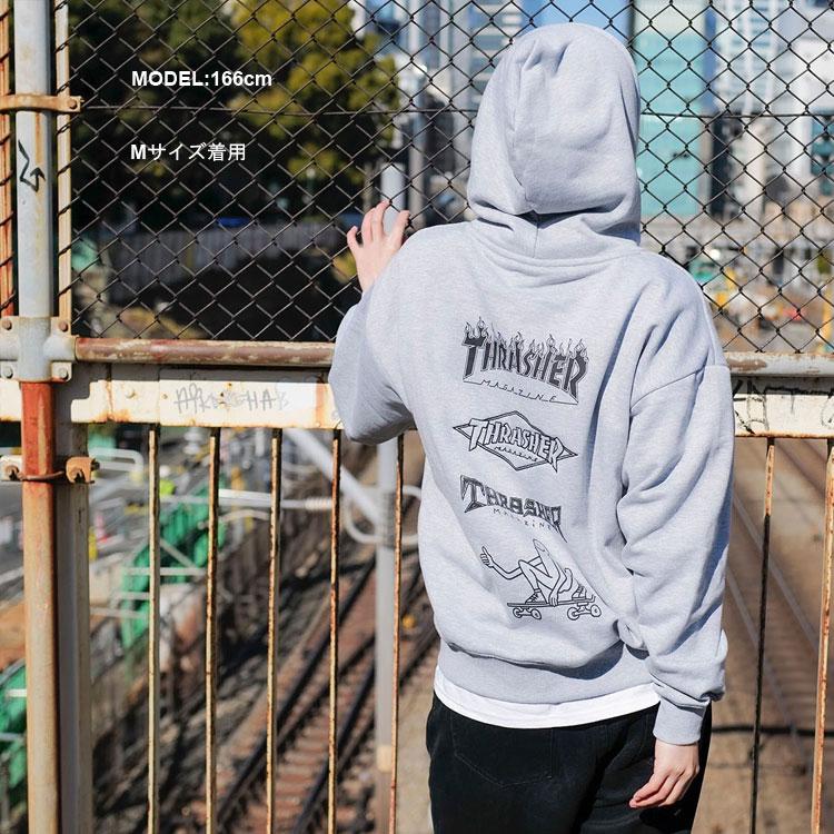 THRASHER（スラッシャー） パーカー THRASHER Logos HOODIE SWEAT