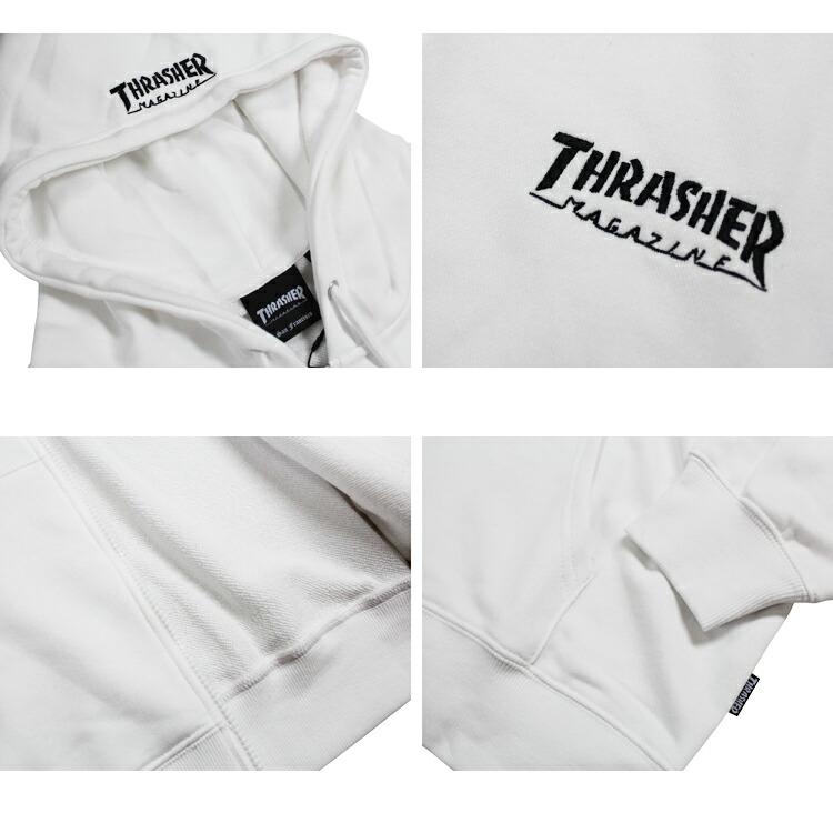 THRASHER（スラッシャー） パーカー THRASHER FULL ZIP HOODIE SWEAT