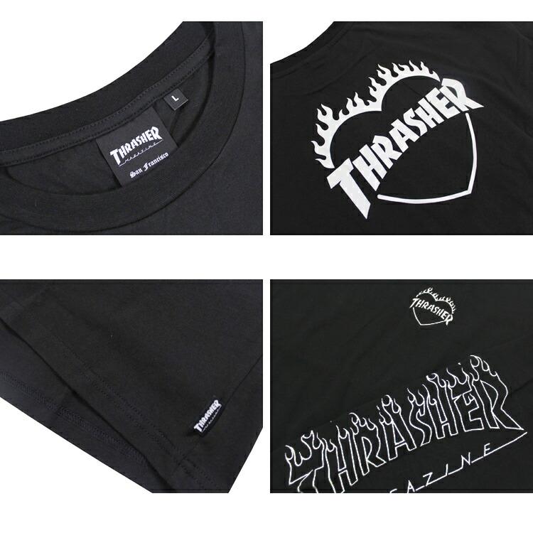 THRASHER（スラッシャー） SALE Tシャツ ロンT THRASHER FLAME HEART L