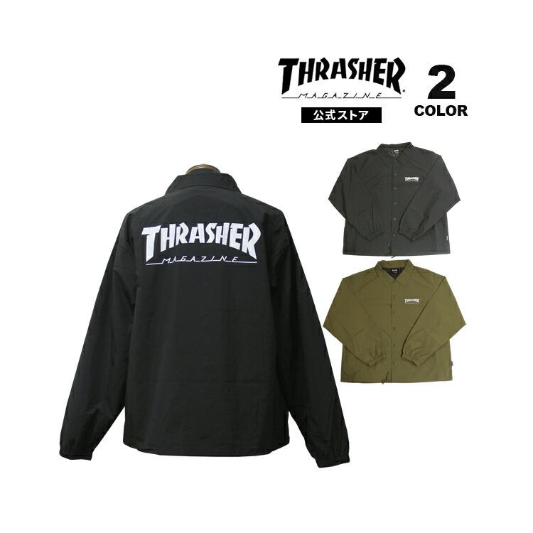SALE スラッシャー ジャケット THRASHER NYLON COACH JACKET ナイロン