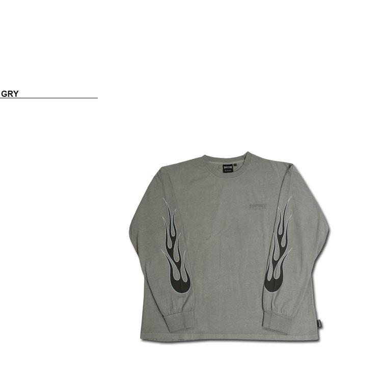 THRASHER（スラッシャー） Tシャツ ロンT THRASHER Flame Pigment L/S