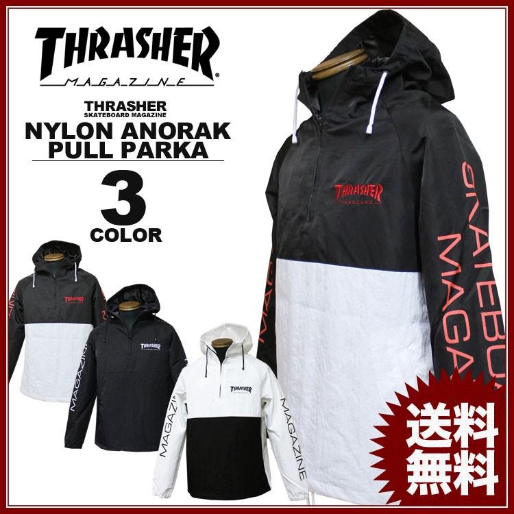 THRASHER（スラッシャー） SALE THRASHER MAG NYLON ANORAK PULLOVER