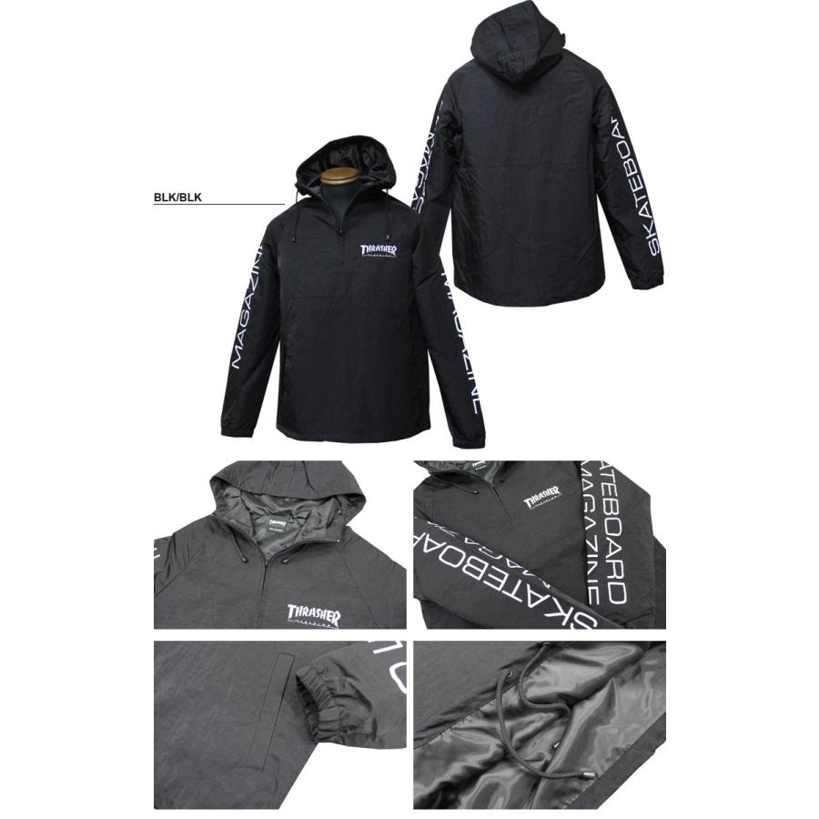 THRASHER（スラッシャー） SALE THRASHER MAG NYLON ANORAK PULLOVER 