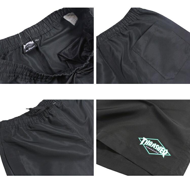 THRASHER ブラックショートパンツ THRASHER ブラック ショートパンツ - メルカリ