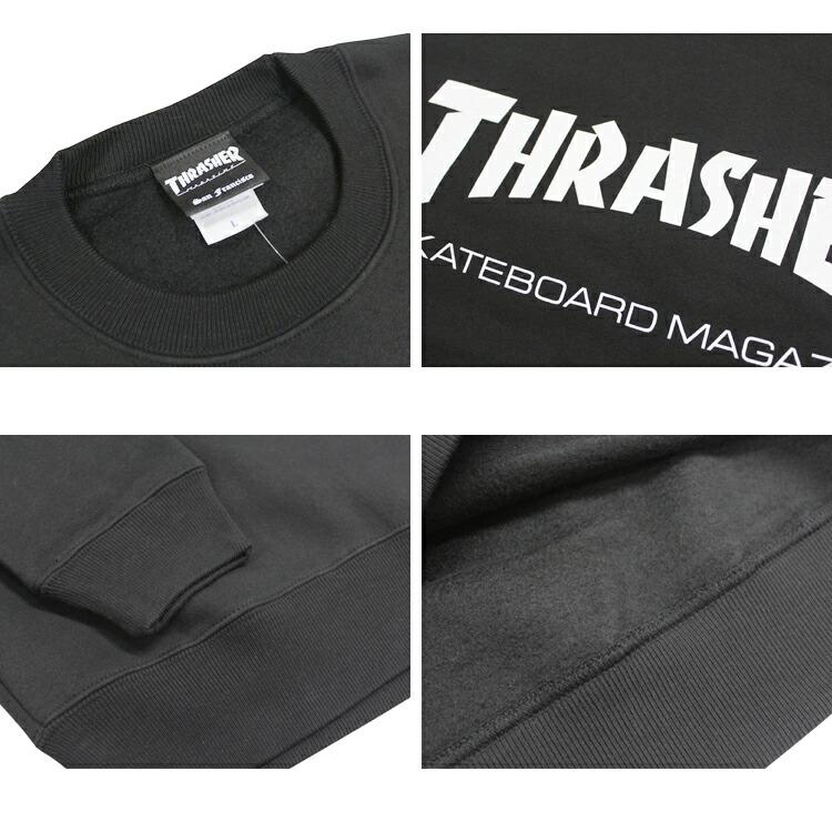 スラッシャー トレーナー THRASHER クルー スウェット スエット メンズ レディース ユニセックス 裏起毛 MAG LOGO CREW SWEAT 全3色 M-XXL (公式）｜rifflepage｜06