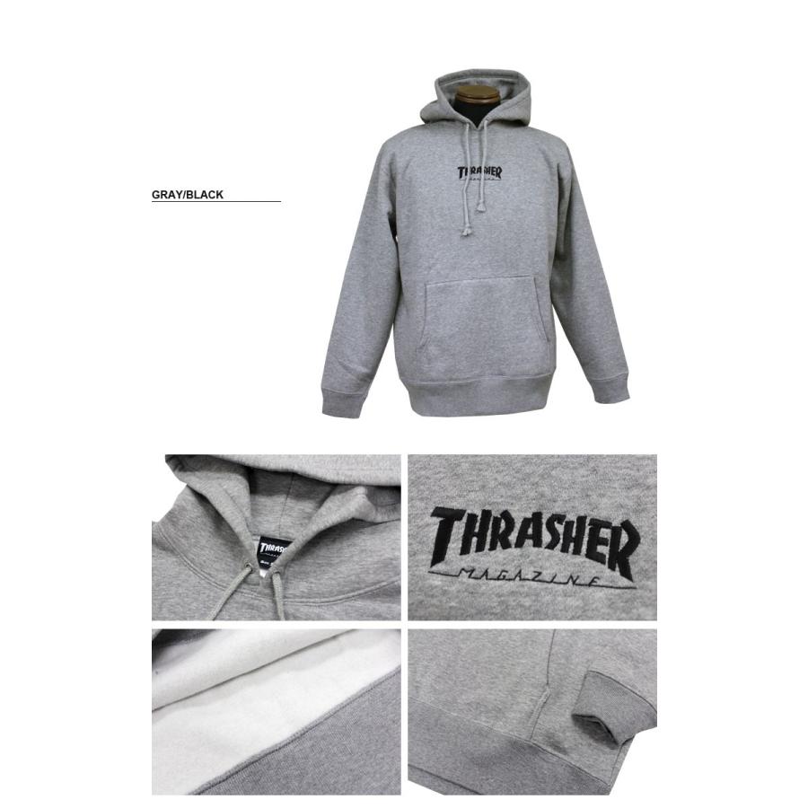 THRASHER（スラッシャー） スエット パーカー HOME TOWN EMBROIDERED