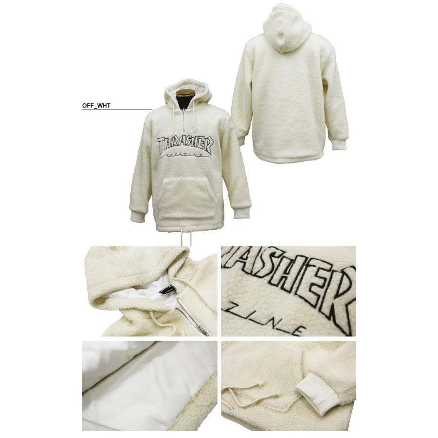 THRASHER スラッシャー ボアフリース パーカ HOMETOWN BOA