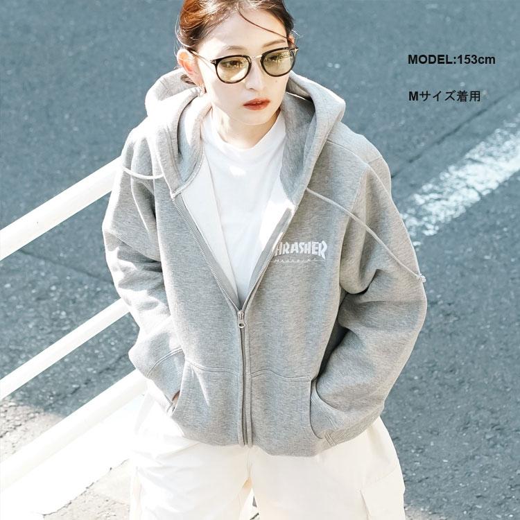 THRASHER スラッシャー ジップ パーカー HOMETOWN ZIP HOODIE THRASHER スラッシャー ジップ パーカー HOMETOWN ZIP HOODIE