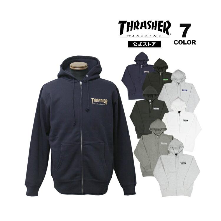 THRASHER スラッシャー ジップ パーカー HOMETOWN ZIP HOODIE THRASHER スラッシャー ジップ パーカー HOMETOWN ZIP HOODIE