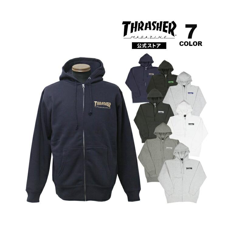 スラッシャー ジップ パーカー THRASHER HOMETOWN ZIP HOODIE SWEAT PARKA スウェット スエット ジップ パーカ フルジップ フーディ メンズ レディース｜rifflepage｜02