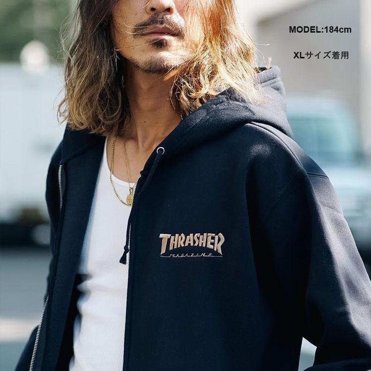 スラッシャー ジップ パーカー THRASHER HOMETOWN ZIP HOODIE SWEAT PARKA スウェット スエット ジップ パーカ フルジップ フーディ メンズ レディース｜rifflepage｜05