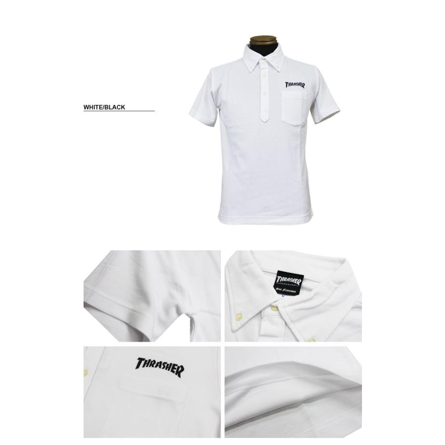 THRASHER（スラッシャー） SALE ポロシャツ HOMETOWN POCKET S/S POLO