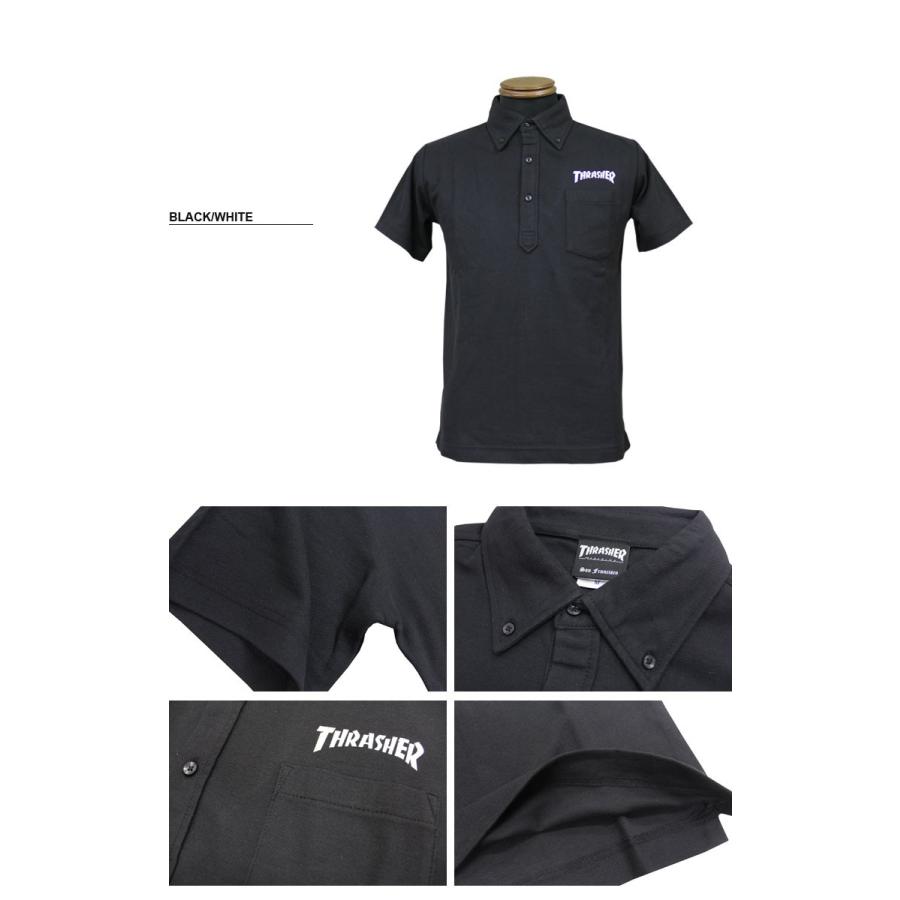 THRASHER（スラッシャー） SALE ポロシャツ HOMETOWN POCKET S/S POLO