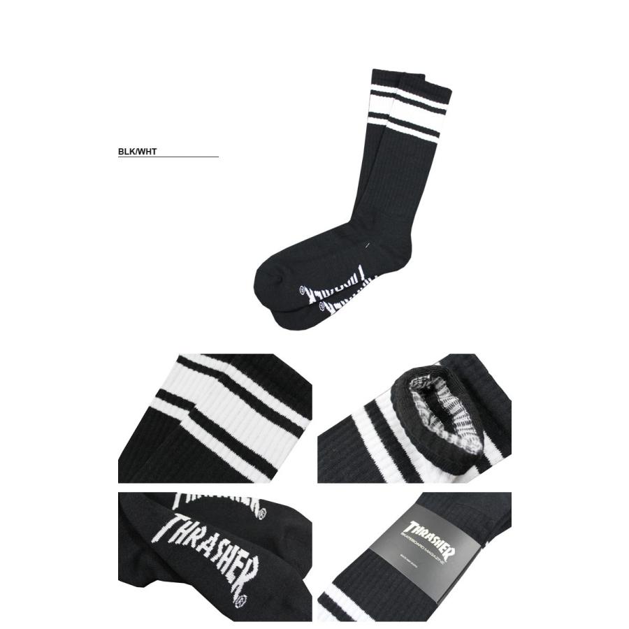 THRASHER（スラッシャー） スケーター ソックス MAG SKATER SOCKS 靴下