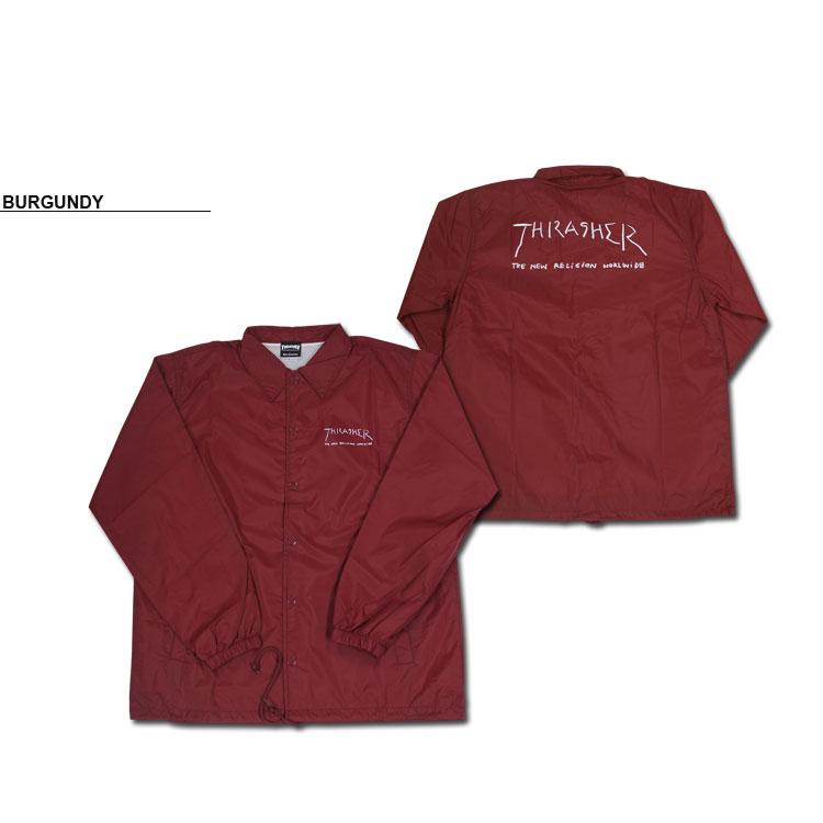 THRASHER（スラッシャー） コーチジャケット THRASHER
