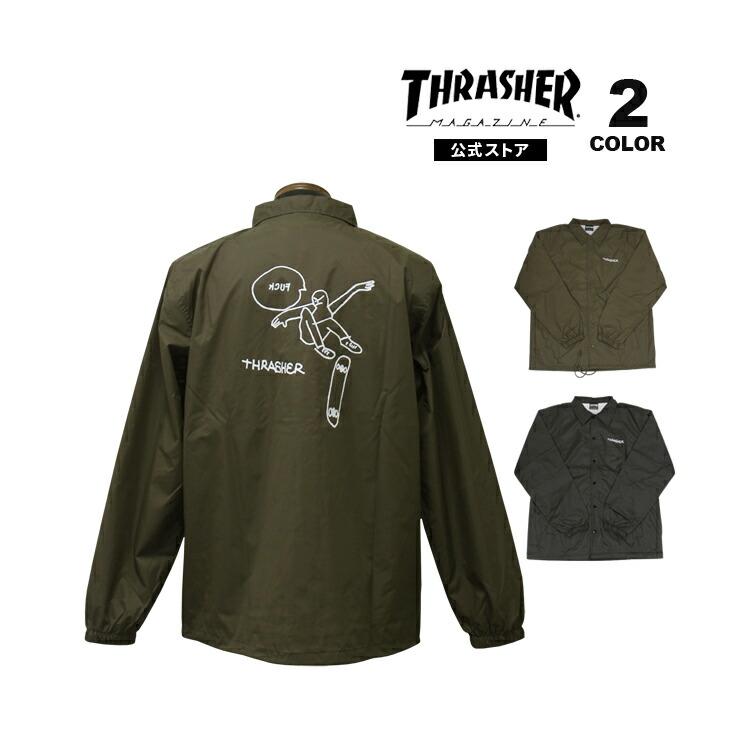 THRASHER (直営店限定) スラッシャー コーチジャケット GONZ THRASHER (直営店限定) スラッシャー コーチジャケット GONZ