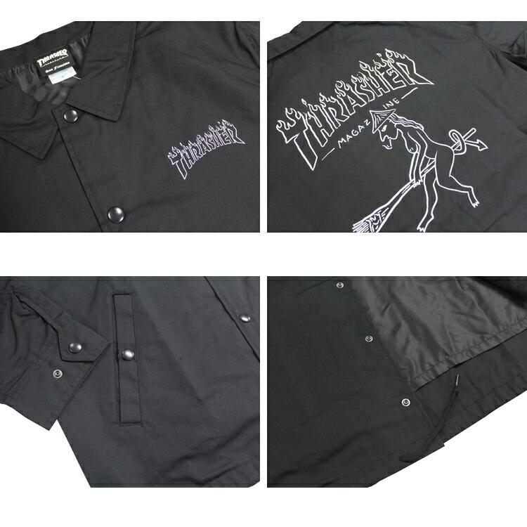 THRASHER（スラッシャー） コーチジャケット THRASHER Witch T/C