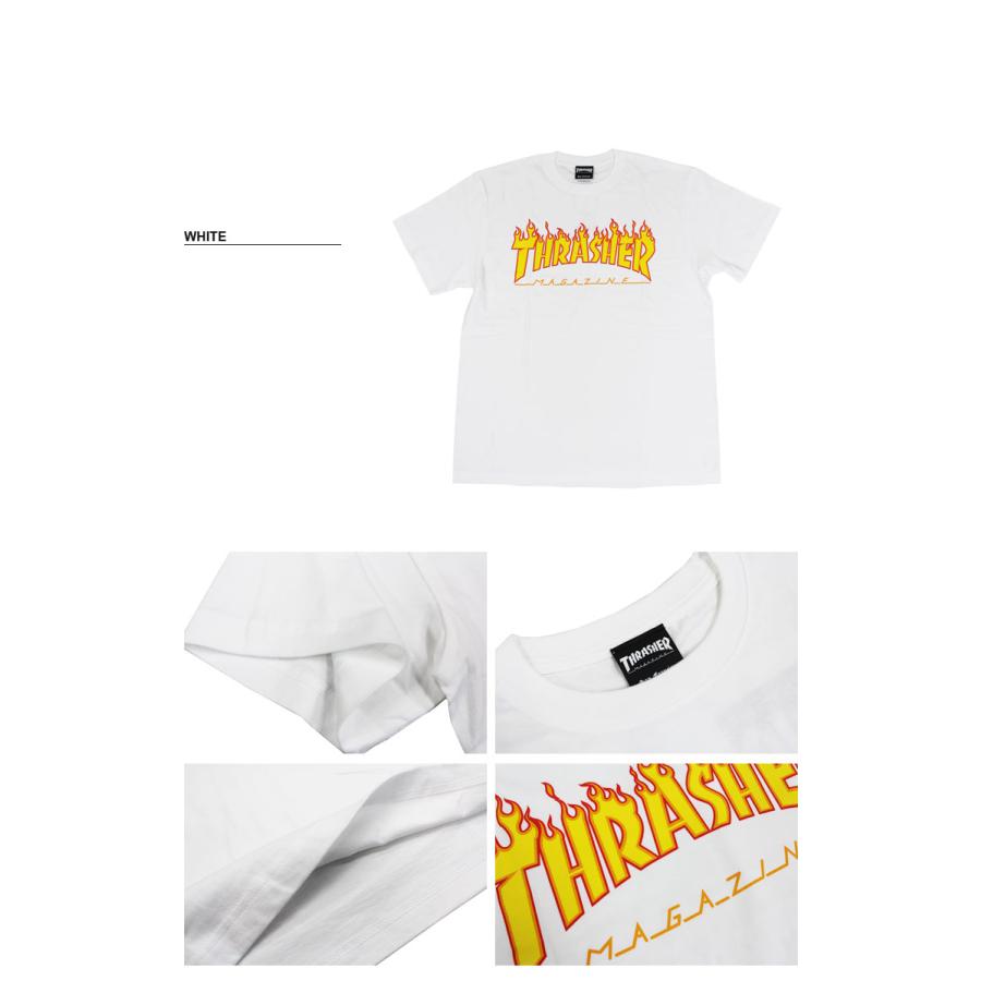 THRASHER（スラッシャー） (公式） Tシャツ THRASHER FLAME S/S T