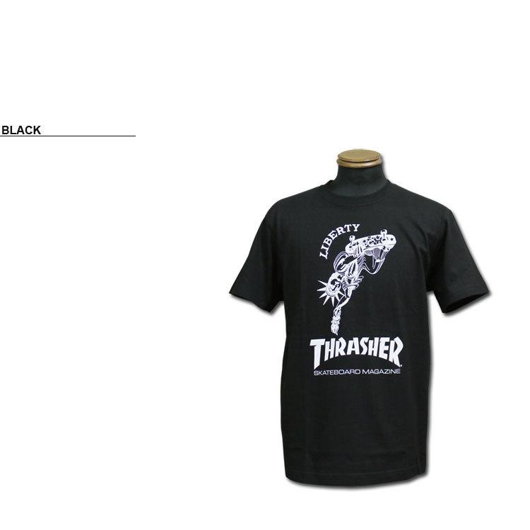 SALE アウトレット (公式）スラッシャー Tシャツ THRASHER LIBERTY S/S T-SHIRTS 半袖 TEE プリント メンズ レディース ユニセックス 全2色 M-XXL｜rifflepage｜02