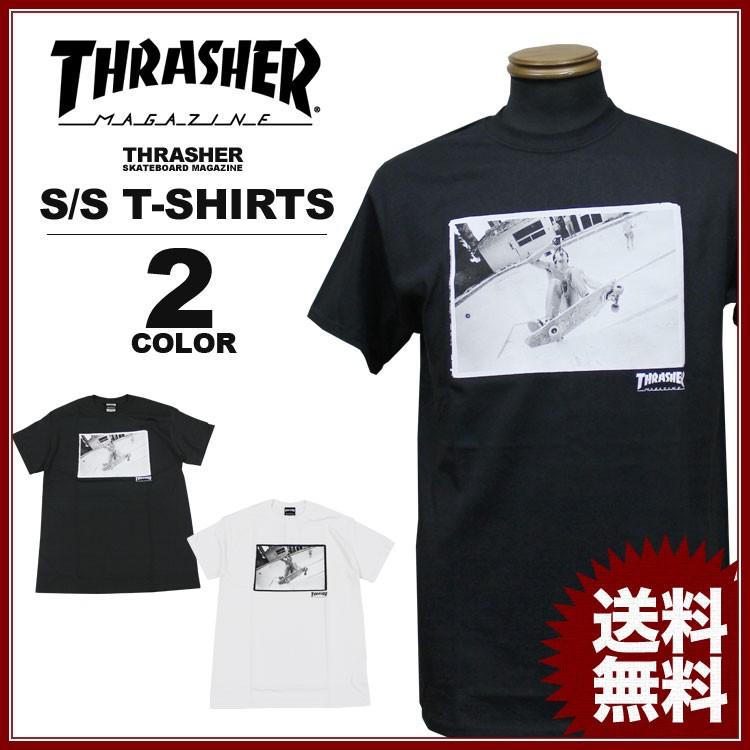 SALE スラッシャー THRASHER Tシャツ 半袖 MoFo T-SHIRTS ブラック 黒 ホワイト 白 メンズ レディース アウトレット｜rifflepage