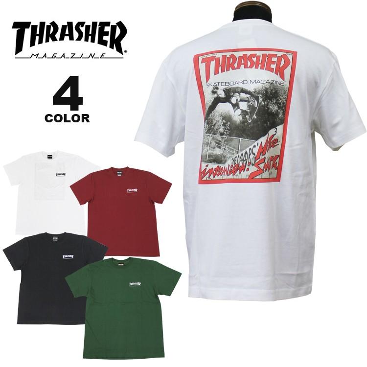 SALE スラッシャー Tシャツ THRASHER JAN 82 S/S T-SHIRTS プリントTEE バックプリント メンズ レディース 全4色 S-XL(公式）｜rifflepage