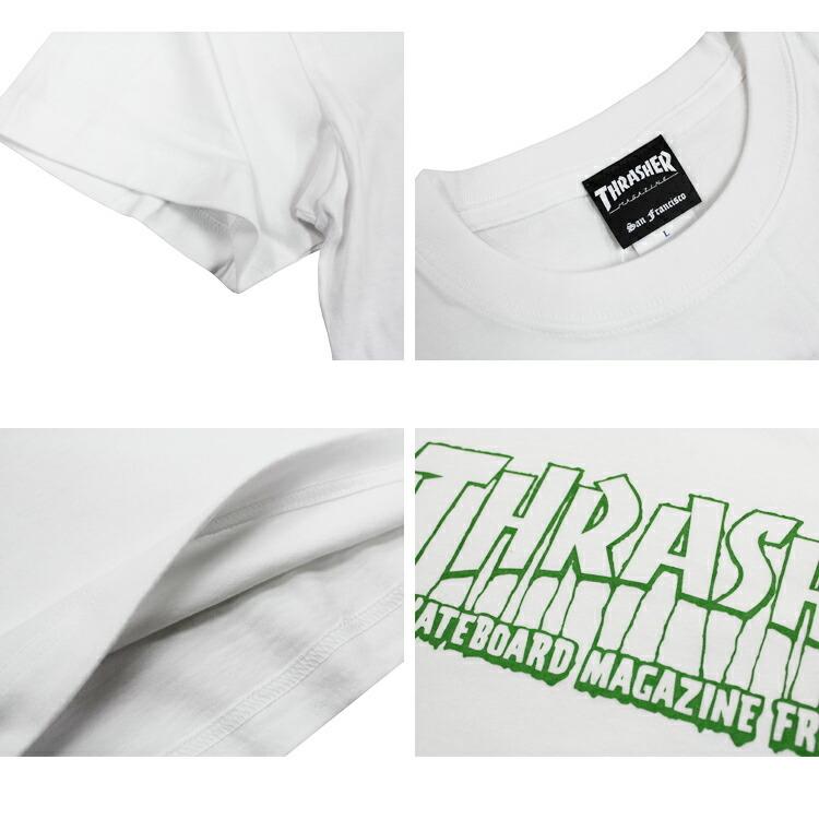 SALE (公式）スラッシャー Tシャツ THRASHER SKATEBOARD MAGAZINE FROM HELL S/S T-SHIRTS プリントTEE メンズ レディース ユニセックス 全3色 S-XL｜rifflepage｜07