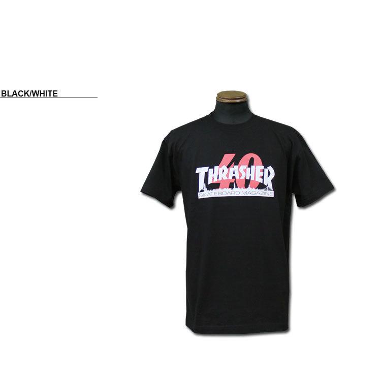 SALE (公式）スラッシャー Tシャツ THRASHER FORTY YEARS SF CITY S/S T-SHIRTS プリントTEE 40周年 メンズ レディース ユニセックス 全3色 S-XL｜rifflepage｜02