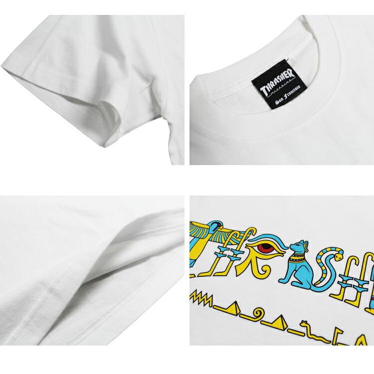 SALE アウトレット (公式）スラッシャー Tシャツ THRASHER GLYPHIC S/S T-SHIRTS 半袖 TEE プリント メンズ レディース ユニセックス 全2色 M-XXL｜rifflepage｜03